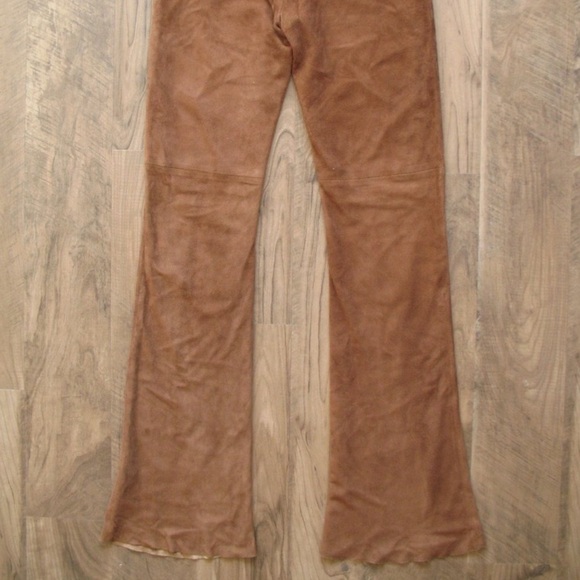 Ralph Lauren stunning suede flare bottom pants - Picture 5 of 8